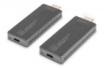 Digitus Przedłużacz/Extender HDMI bezprzewodowy 30m UHD 4K30Hz audio (zestaw)