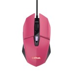 Trust Mysz gamingowa GXT109P Felox różowa