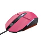Trust Mysz gamingowa GXT109P Felox różowa