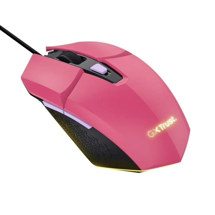 Trust Mysz gamingowa GXT109P Felox różowa