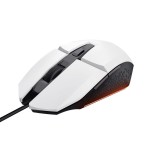 Trust Mysz gamingowa GXT109P Felox biała