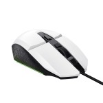 Trust Mysz gamingowa GXT109P Felox biała