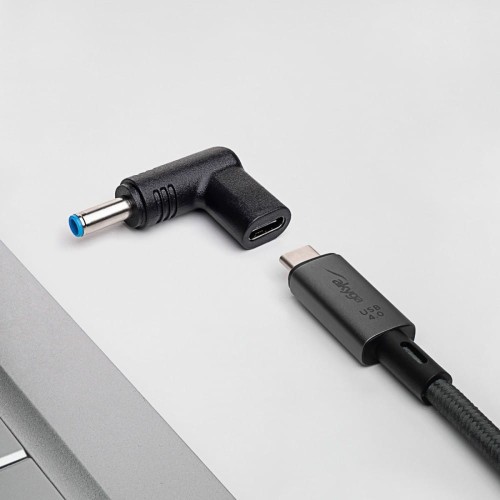 AKYGA  Adapter PIN HP Wtyczka do zasilacza uniwersalnego AK-ND-C09 USB-C / 4.5 X 3.0 MM PIN HP