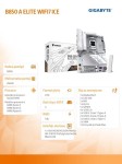 Gigabyte Płyta główna B850 A ELITE WIFI7 ICE