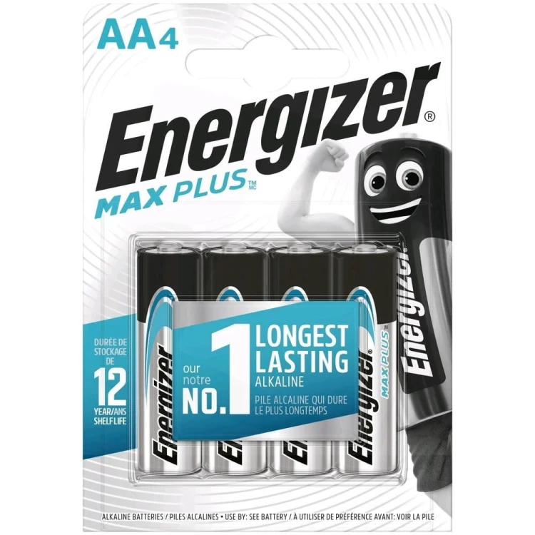 Energizer Baterie alkaliczneLR6/AA blister 4szt. ENERGIZER MAX PLUS