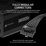 Corsair Zasilacz RM1000e PCIe5.1 80+GOLD F.MODULAR ATX3.1