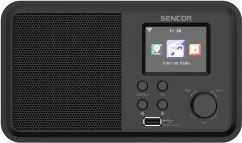 Sencor Radio Internetowe Moc 4W, WiFi,FM,DAB+,USB,Wys LCD