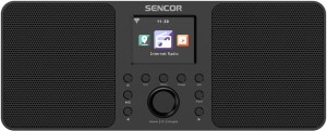 Sencor Radio Internetowe  Moc 2x10W,WiFi,FM,DAB+,USB, wys.LCD