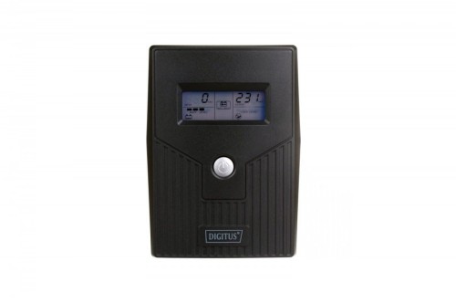 Digitus UPS Line-Ineractive LCD BASIC, 800VA/480W, 1x12V/9A, AVR, 2x Schuko CEE 7/3