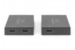Digitus Przedłużacz / Extender HDMI 70m po skrętce kat.5e/6/7 4K 60Hz PoC (Power over Cable) (zestaw)