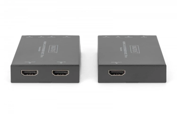 Digitus Przedłużacz / Extender HDMI 70m po skrętce kat.5e/6/7 4K 60Hz PoC (Power over Cable) (zestaw)