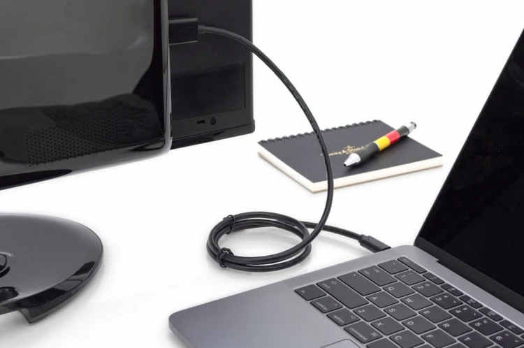 Digitus Kabel USB Type-C/HDMI M/M USB 3.1 Gen.2 SuperSpeed+ 4K/60Hz 18Gbps 5m czarny