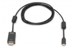 Digitus Kabel USB Type-C/HDMI M/M USB 3.1 Gen.2 SuperSpeed+ 4K/60Hz 18Gbps 5m czarny