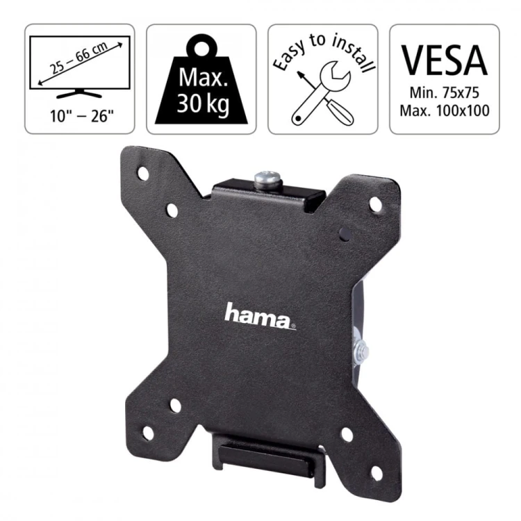 Hama Uchwyt LCD/LED 100x100 motion XS 26 cali