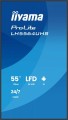 IIYAMA Monitor 55 cali LH5564UHS-B1AG, 24/7,VA,ANDROID14,4K,500cd,5000:1,    2xHDMI ,USB-C,RJ45, RS-232c, IR, 2x10W, 2xUSB, UCHWYT ŚCIENNY,iiSignage2,