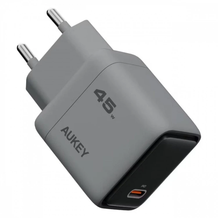 AUKEY PA-C2 ładowarka sieciowa 1xUSB-C PD 45W 4A QC4+ PD3.0 AFC PPS FCP SCP SSCP