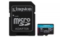 Kingston Karta microSD 64GB CanvasGo! Plus 200MB/s A2 U3 V30 + adapter