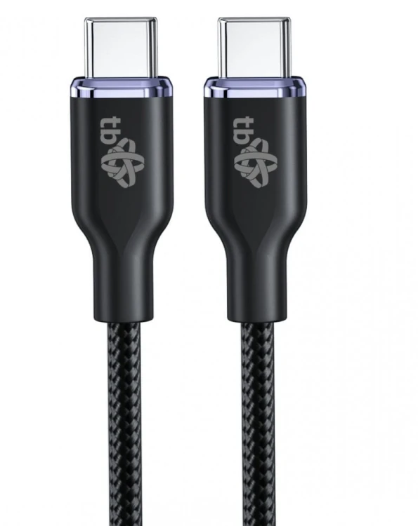 TB Kabel USB C - USB C 60W Glamour 1.5m czarny