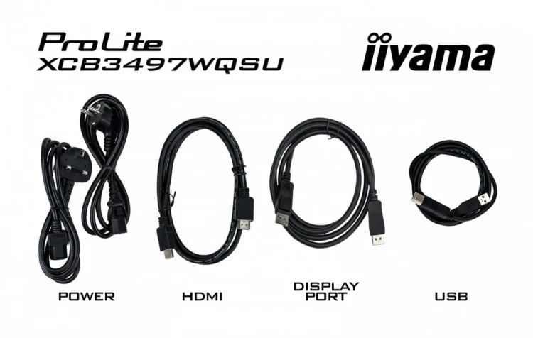 IIYAMA Monitor 34 cali XCB3494WQSU-B1 VA,UWQHD,1500R,2xHDMI,DP,2xUSB,2xUSB-C