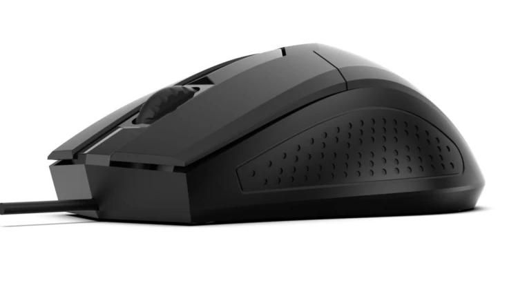 Rebeltec Mysz optyczna  Focus USB, 1200DPI 3 przyciski i rolka,     czułość 125Hz, kabel 1.8m, waga 66g