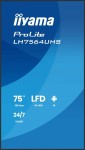 IIYAMA Monitor 75 cali LH7564UHS-B1AG, 24/7,VA,ANDROID14,4K,500cd,5000:1,    2xHDMI ,USB-C,RJ45, RS-232c, IR, 2x10W, 2xUSB, UCHWYT ŚCIENNY,iiSignage2,