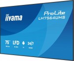 IIYAMA Monitor 75 cali LH7564UHS-B1AG, 24/7,VA,ANDROID14,4K,500cd,5000:1,    2xHDMI ,USB-C,RJ45, RS-232c, IR, 2x10W, 2xUSB, UCHWYT ŚCIENNY,iiSignage2,