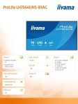IIYAMA Monitor 75 cali LH7564UHS-B1AG, 24/7,VA,ANDROID14,4K,500cd,5000:1,    2xHDMI ,USB-C,RJ45, RS-232c, IR, 2x10W, 2xUSB, UCHWYT ŚCIENNY,iiSignage2,