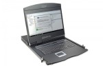Digitus Konsola 19 LCD z touchpad KVM 8 portów 1U komplet kabli (8xDS-19231) klawiatura US