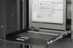 Digitus Konsola 19 LCD z touchpad KVM 8 portów 1U komplet kabli (8xDS-19231) klawiatura US
