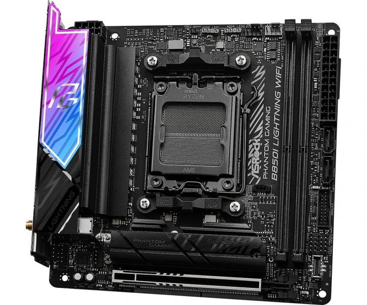 ASRock Płyta główna B850I LIGHTNING WIFI AM5 2DDR5 ITX