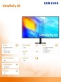 Samsung Monitor 37 cali ViewFinity S80D VA 3840x2160 UHD 16:9 1xHDMI 1xDP 3xUSB-A 5ms PinP/PbyP 60Hz HAS+PIVOT płaski 3YOn-Site (LS37D800EAUXEN)