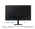 Samsung Monitor 37 cali ViewFinity S80UD VA 3840x2160 UHD 16:9 1xHDMI 1xDP 1xUSB-C 90W 3xUSB-A 5ms PinP/PbyP 60Hz HAS+PIV płaski 3YOn-Site (LS37D800UA