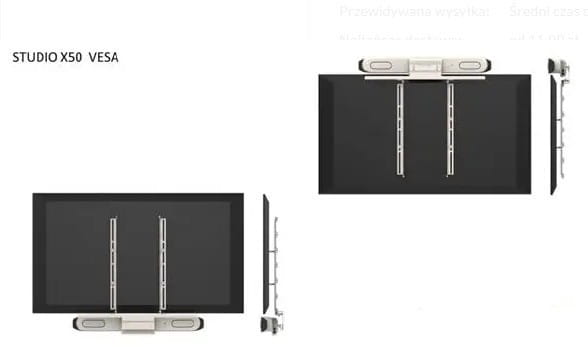 POLY Uchwyt VESA i uchwyt ścienny Studio X30/X32/V12 875L6AA