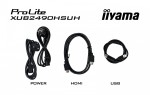 IIYAMA Monitor 24 cale XUB2490HSUH-B2 IPS,FHD,CAM,MIC,HDMI,DP