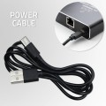 Qoltec Rozdzielacz Splitter Ethernet mini SWITCH 1x3 RJ45 | 1000Mb/s |  USB-C | Aluminium