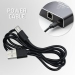 Qoltec Rozdzielacz Splitter Ethernet mini SWITCH 1x3 RJ45 | 1000Mb/s |  USB-C | Aluminium