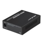 Qoltec Dwukierunkowy Media Konwerter SWITCH Ethernet 1x RJ45 1x SFP |   1000Mb/s | 5V