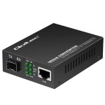 Qoltec Dwukierunkowy Media Konwerter SWITCH Ethernet 1x RJ45 1x SFP |   1000Mb/s | 5V
