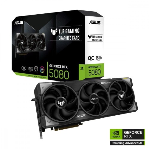 Asus Karta graficzna GeForce RTX 5080 TUF GAMING OC 16GB GDDR7 256bit DP/HDMI