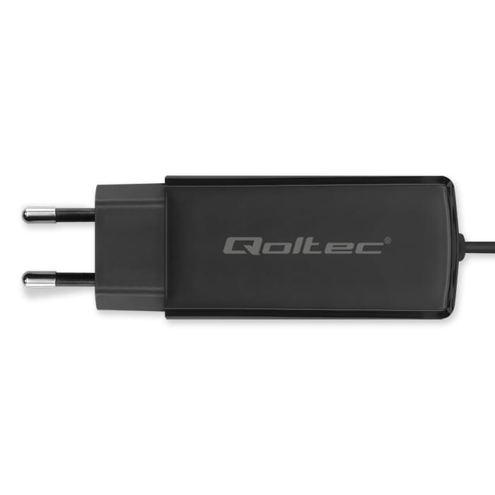 Qoltec Ładowarka sieciowa 65W GaN | 5-20V | 3-3.25A | USB-C 3.1