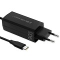 Qoltec Ładowarka sieciowa 90W GaN | 5-20V | 3-4.5A | USB-C 3.1