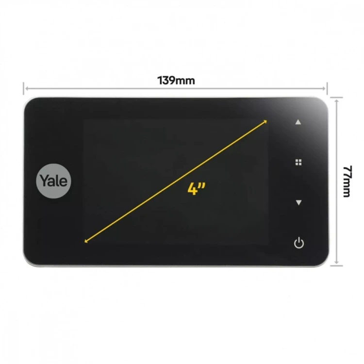 YALE HOME Elektroniczny wizjer drzwiowy DDV 4500
