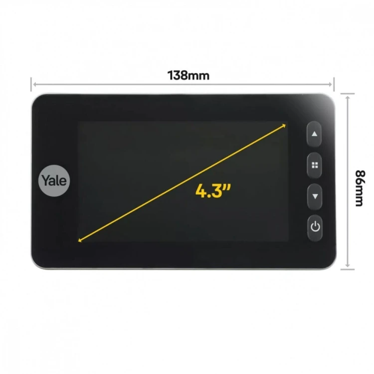YALE HOME Elektroniczny wizjer drzwiowy DDV 5800