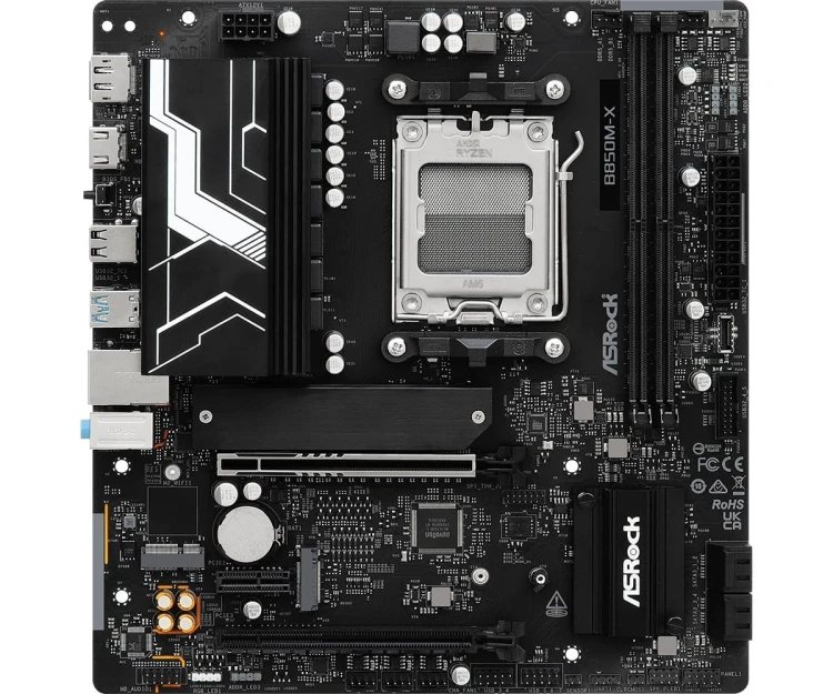 ASRock Płyta główna B850M-X R2.0 AM5 2DDR5 M.2 USBC mATX