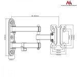 Maclean Uchwyt do telewizora 13-32 cale MC-740 30kg, max vesa 100x100