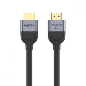 Unitek Kabel HDMI 2.1 8K 60Hz 1.5m; czarny; C11086GY01-1.5M