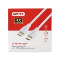 Unitek Kabel HDMI 2.0 4K 60Hz; 1m; biały; C11090AWH03-1M