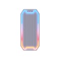 Unitek Obudowa dysku SSD M.2 NVMe/SATA 10Gbps, RGB; S1210B