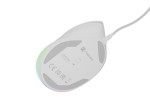 Natec Mysz wertykalna CRAKE 2 PRO 128000DPI optyczna biała
