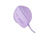 Natec Mysz wertykalna CRAKE 2 PRO 128000DPI optyczna lawendowa